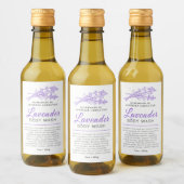 美しい体洗浄ラベルラベンダーロゴ又はカスタム ワインラベル (ボトル)