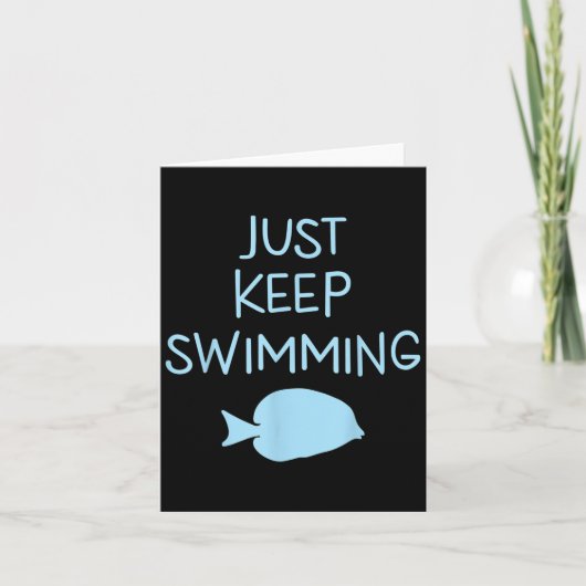 美しい保Just Swimming Men Graphic Ide カード (正面)