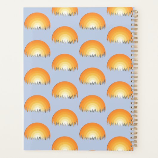 美しい信仰の日の出は私は誰が明日を保持するか知っている プランナー手帳 (裏面)