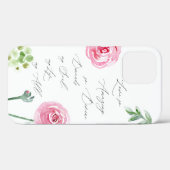 美しい信仰を持つiPhone 12のケース(賛美語付き) Case-Mate iPhoneケース (裏面 (横))