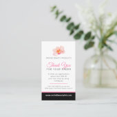 美しい健康会社の写真プロモリピート事業 名刺 (スタンド正面)