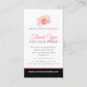 美しい健康会社の写真プロモリピート事業 名刺 (正面)