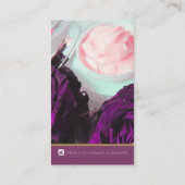 美しい健康会社の写真プロモーションリピーター 名刺 (裏面)