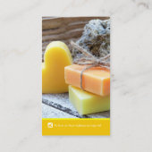 美しい健康写真プロモリピート事業黄色 名刺 (裏面)