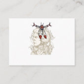 美しい先住民のアメリカと羽のついたネックラ 名刺 (正面)