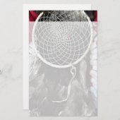 美しい先住民のアメリカンドリームキャッチャーレッドブルー 便箋 (正面/裏面)