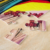 美しい先住民のアメリカ人女性。 ジグソーパズル (側面)