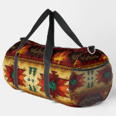 美しい先住民アメリカンパターン ダッフルバッグ (右コーナー)