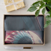 美しい先住民アメリカ人女性デコパージュ 薄葉紙 (ギフト)