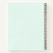 美しい光沢のあるグラムパーティーケーキレシピ ノートブック (裏面)