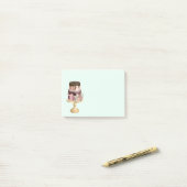 美しい光沢のあるグラームパーティーケーキ ポストイット (デスク上)