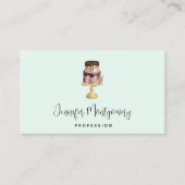 美しい光沢のあるグラームパーティーケーキ 名刺 (正面)