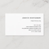 美しい光沢のあるグラームパーティーケーキ 名刺 (裏面)