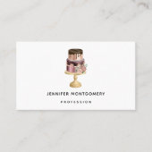 美しい光沢のあるグラームパーティーケーキ 名刺 (正面)