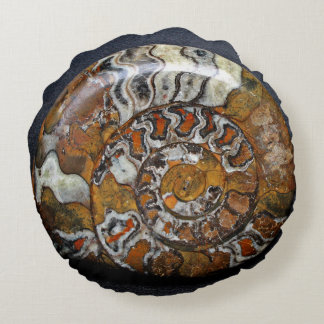 美しい円形のかたつむりの貝の装飾用クッション ラウンドクッション