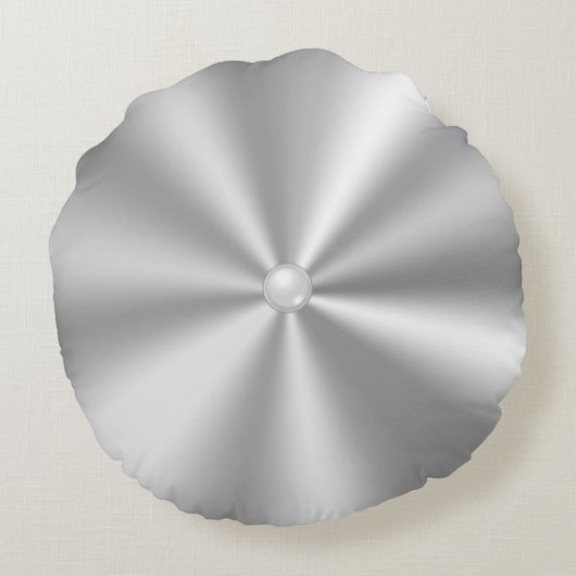 美しい円形第65の結婚記念日のギフトの枕 ラウンドクッション (裏面)