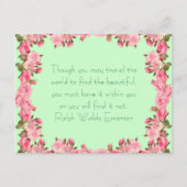 美しい写真を見つける – はがき (正面)