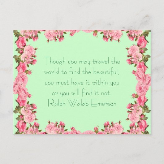 美しい写真を見つける – はがき (正面)