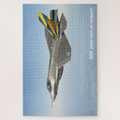 美しい写真F-35稲妻II USAF戦闘機 ジグソーパズル (縦)