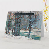 美しい冬のアートカラフル|過去記事 カード (黄色い花)