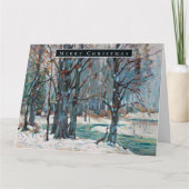 美しい冬のアートカラフル|過去記事 カード (正面)