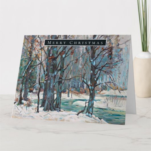 美しい冬のアートカラフル|過去記事 カード (正面)