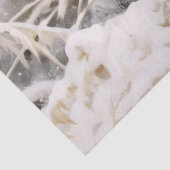 美しい冬のキツネデクページティッシュペーパー 薄葉紙 (詳細)