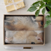 美しい冬のネズミとキツネデクページティッシュペーパー 薄葉紙 (ギフト)