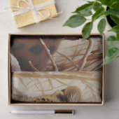 美しい冬のヒョウのデクページティッシュペーパー 薄葉紙 (ギフト)