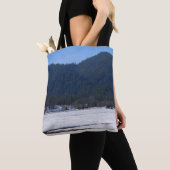 美しい冬の日… トートバッグ (クローズアップ)