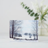 美しい冬の日 ポストカード (スタンド正面)