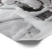 美しい冬の景色 ポスター (角)