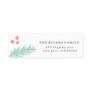 美しい冬の枠のホリデーラベル ラベル