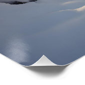 美しい冬の森の風景 ポスター (コーナー)