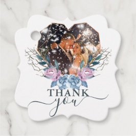 美しい冬の結婚式 フェイバータグ