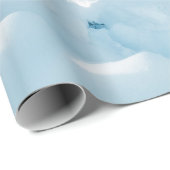 美しい冬の自然の風景、素晴らしい山 ラッピングペーパー (ロールコーナー)