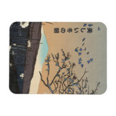 美しい冬の風景 マグネット (横)