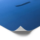 美しい冬湖と引用文 ポスター (角)