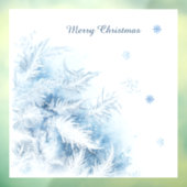 美しい冬霜のクリスマス ウィンドウサイン (シート3)