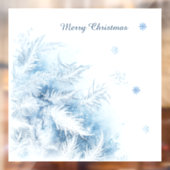 美しい冬霜のクリスマス ウィンドウサイン (シート2)