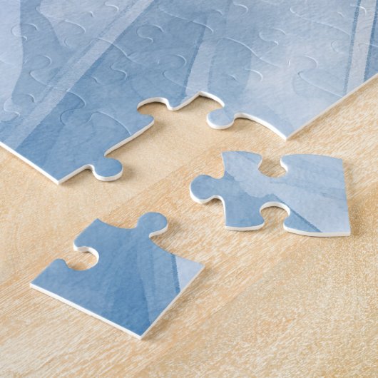 美しい凍っていスノークイーンinウィンターワンダーランド ジグソーパズル (側面)