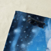 美しい凍っていスノークイーンinウィンターワンダーランド ビーチタオル (インサイチュ)