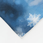 美しい凍っていスノークイーンinウィンターワンダーランド フリースブランケット (角)