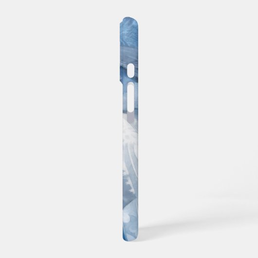 美しい凍っていスノークイーンinウィンターワンダーランド iPhone 16ケース (左側面)