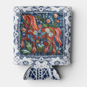 美しい刺繍の馬 缶クーラー (正面)