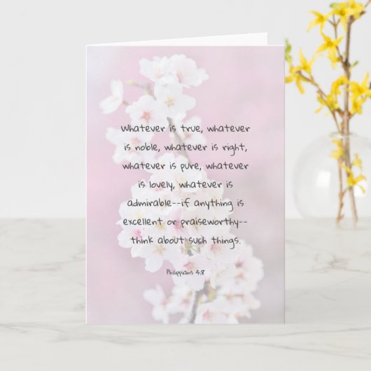 美しい励みになる聖なる書物、 経典聖書の詩引用文 カード (黄色い花)