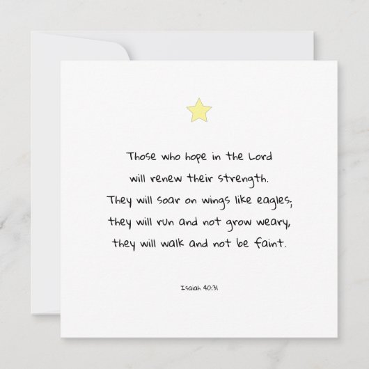 美しい励みになる聖なる書物、 経典聖書の詩引用文 シーズンカード (正面)