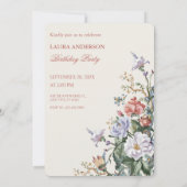 美しい動植物の芸術 招待状 (裏面)