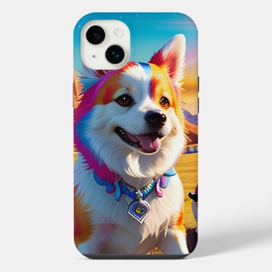 美しい動物の四つ iPhoneケース (裏面)