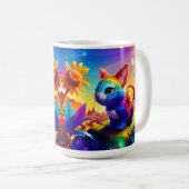 美しい動物3 コーヒーマグカップ (正面右)